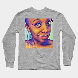 Colorful Miss Melanin Monroe Long Sleeve T-Shirt